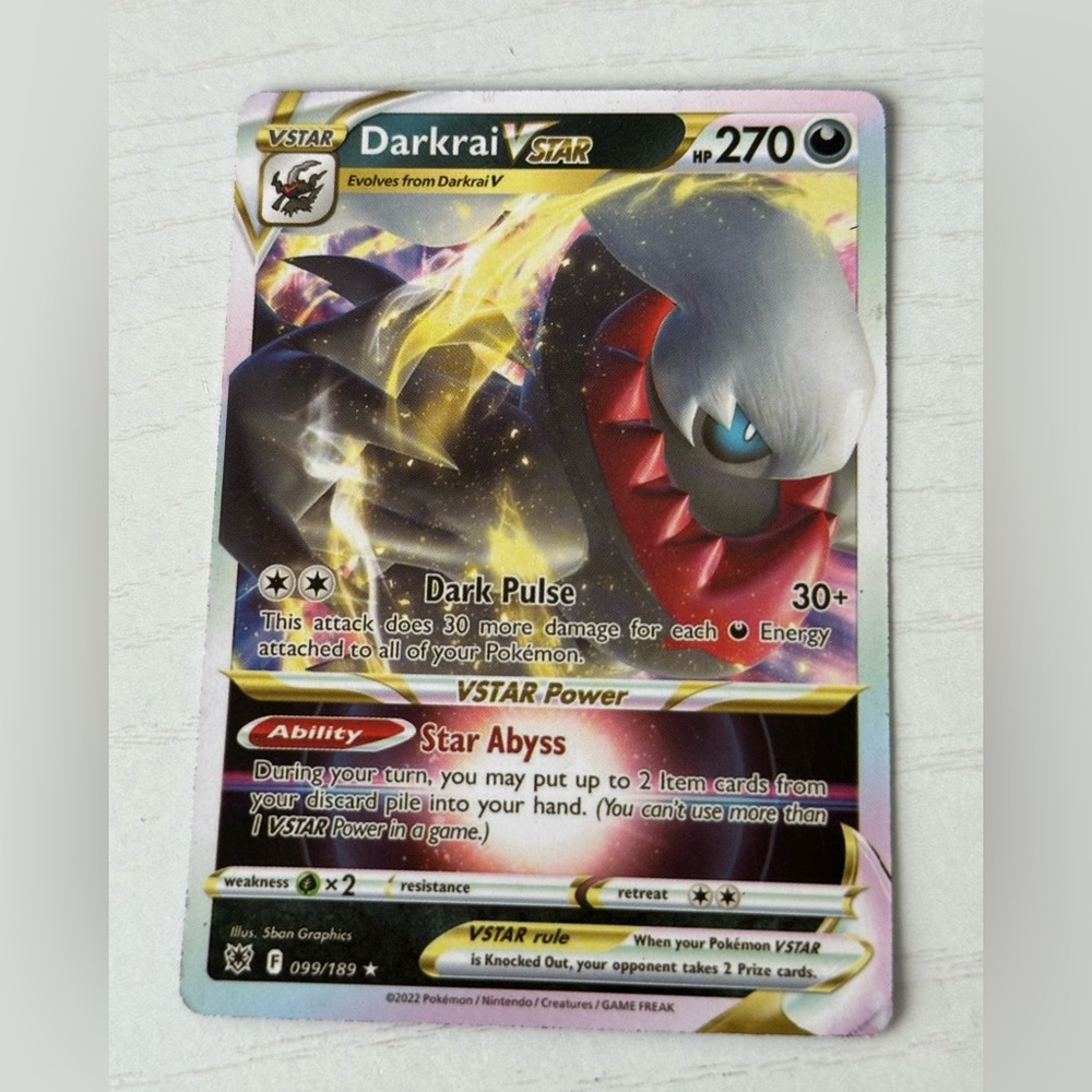 Darkrai Vstar Pokémon